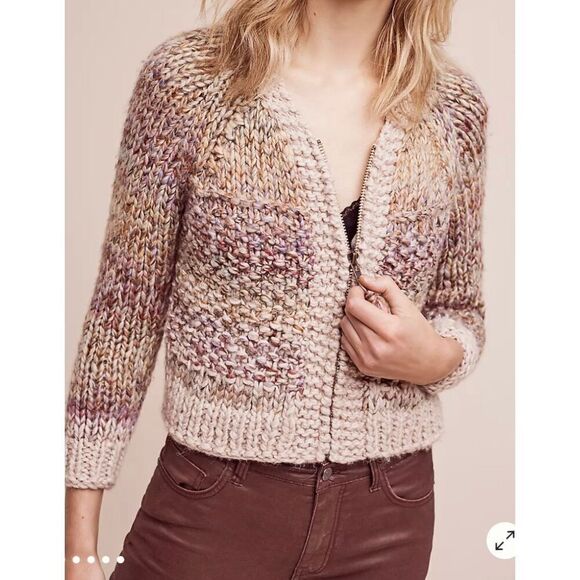 Angel of the North for Anthropologie "Aurora" cardigan Wool Alpaca Blend XS - Picture 8 of 11